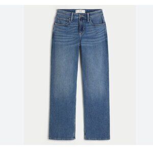 Hollister Straight Leg Blue Denim Jeans